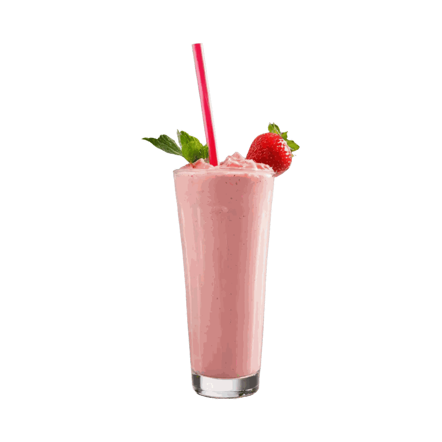 Çilekli milkshake
